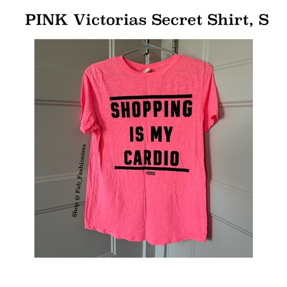 Victorias Secret PINK Short Sleeve Shirt Size Small - Picture 1 of 10